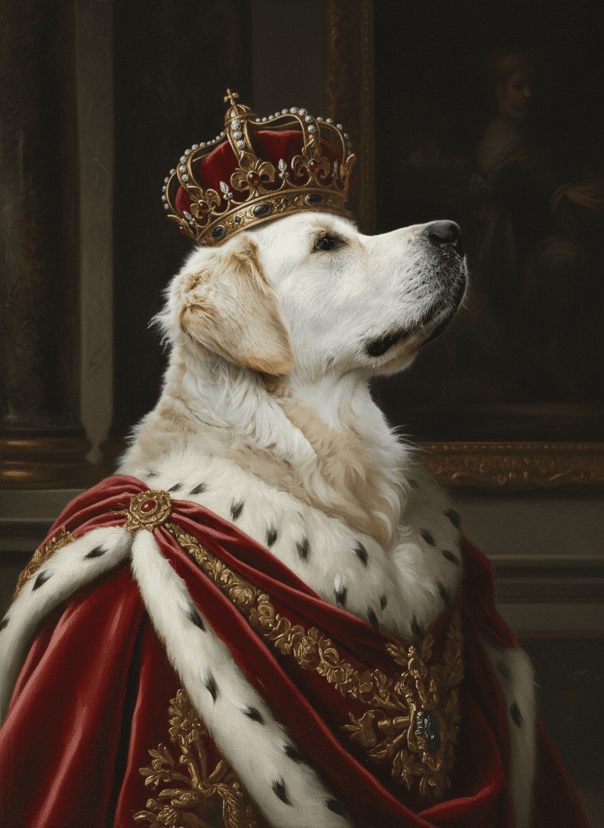 Golden retriever, Royal style